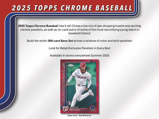 2025 Topps Chrome Baseball Blaster Box