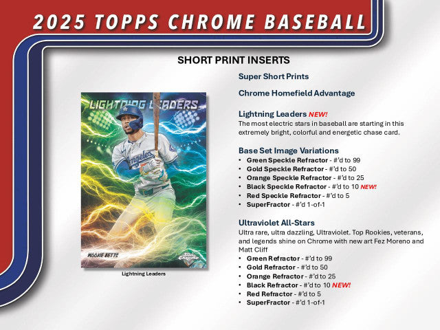 2025 Topps Chrome Baseball Blaster Box