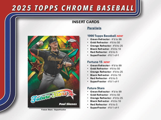 2025 Topps Chrome Baseball Blaster Box