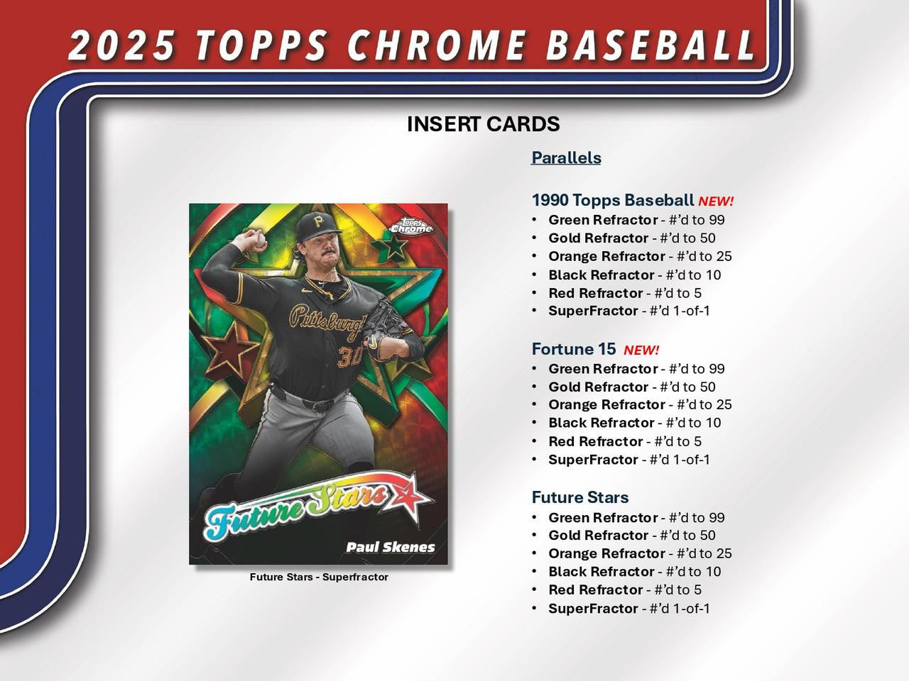 2025 Topps Chrome Baseball Hobby Box