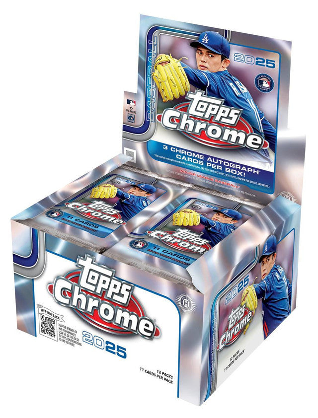 2025 Topps Chrome Baseball Jumbo Hobby Box