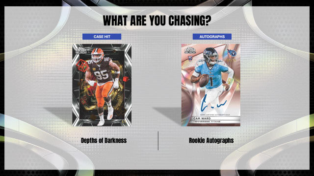 2025 Topps Chrome Black Football Hobby Box (PRESELL)