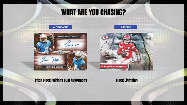2025 Topps Chrome Black Football Hobby Box (PRESELL)