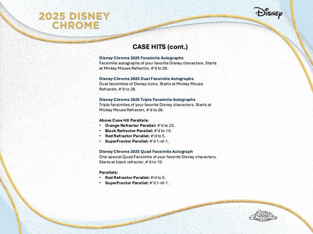 2025 Topps Chrome Disney Blaster Box