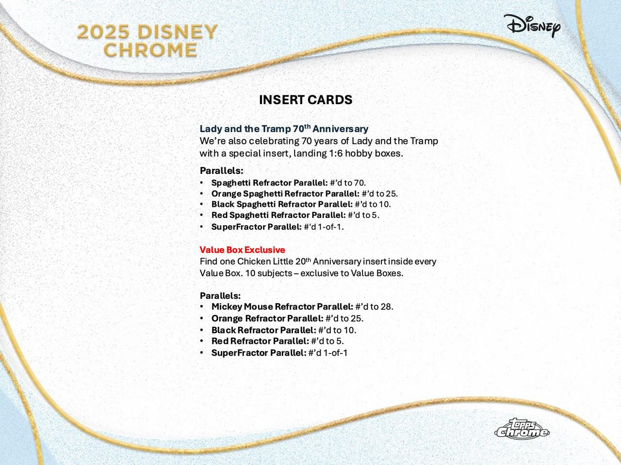 2025 Topps Chrome Disney Blaster Box