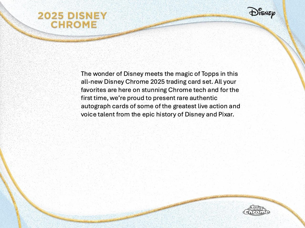 2025 Topps Chrome Disney Blaster Box
