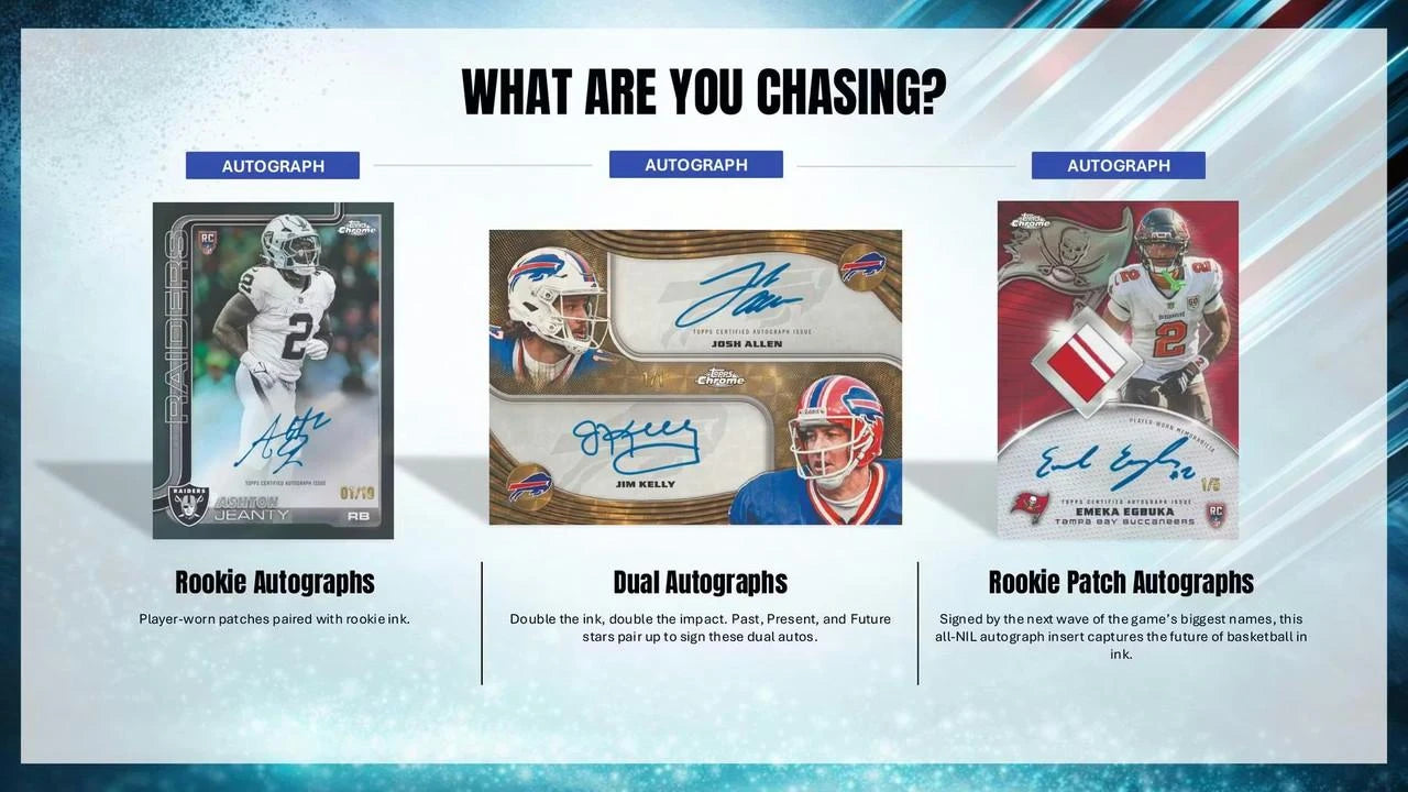 2025 Topps Chrome Football Hanger Box