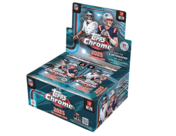 2025 Topps Chrome Football Hobby Jumbo Box