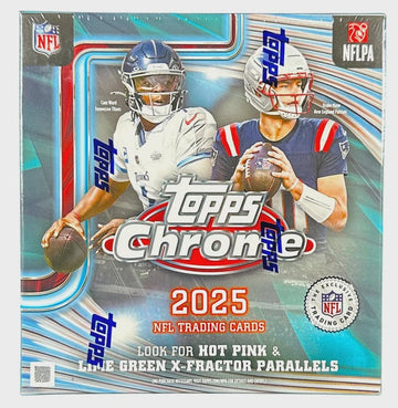 2025 Topps Chrome Football Mega Box