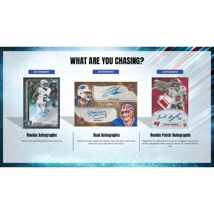 2025 Topps Chrome Football Mega Box