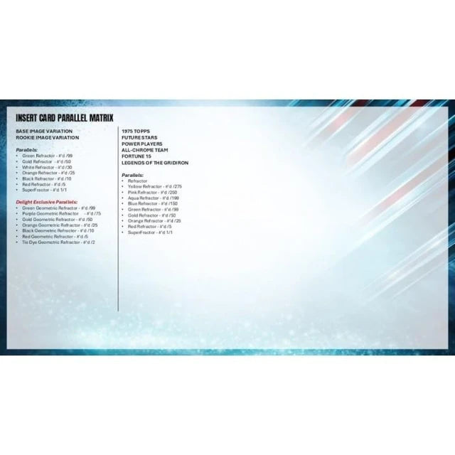 2025 Topps Chrome Football Mega Box