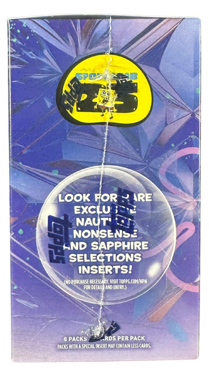 2025 Topps Chrome Spongebob Squarepants 25th Anniversary Sapphire Edition Box