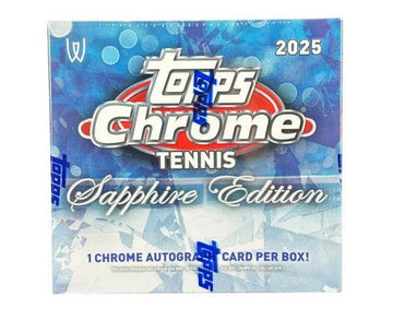 2025 Topps Chrome Tennis Sapphire Edition Box