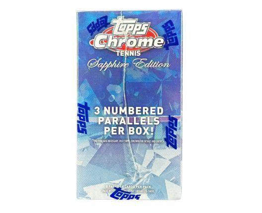 2025 Topps Chrome Tennis Sapphire Edition Box