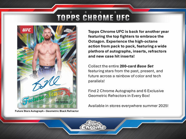 2025 Topps Chrome UFC Breaker's Delight Hobby Box