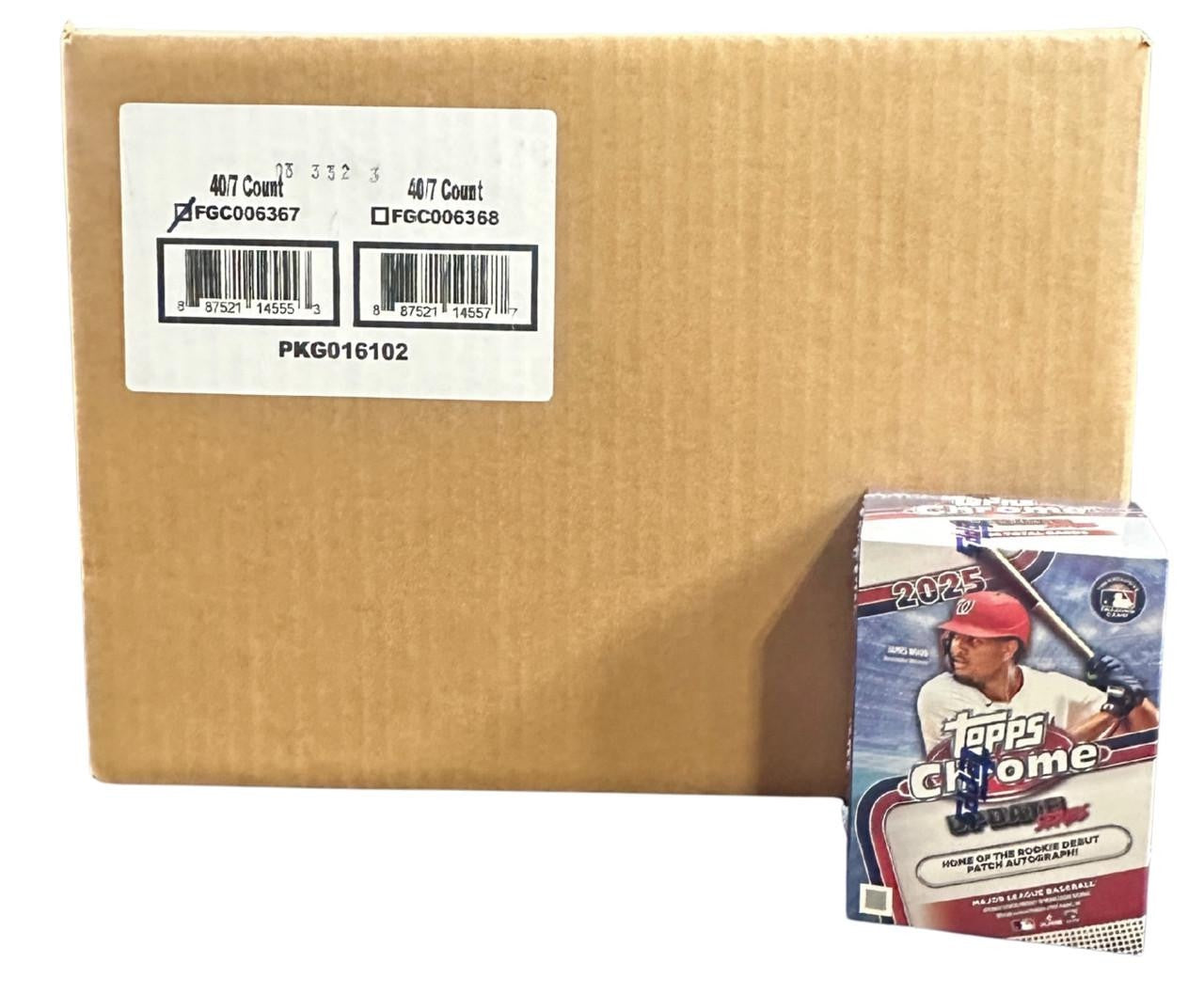 2025 Topps Chrome Update Series Baseball Blaster Box Case (40)
