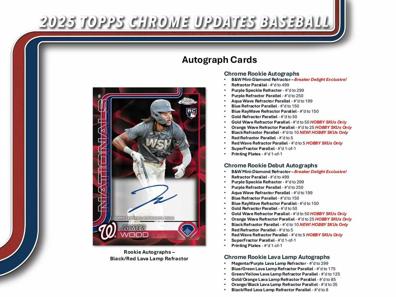2025 Topps Chrome Update Series Baseball Breaker's Delight Box