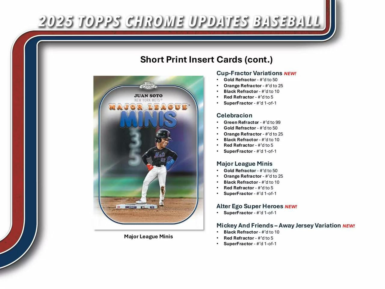 2025 Topps Chrome Update Series Baseball Breaker's Delight Box