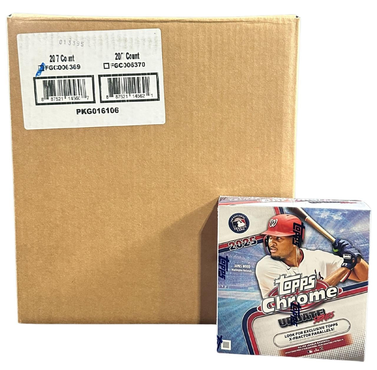 2025 Topps Chrome Update Series Baseball Mega Box CASE (20)