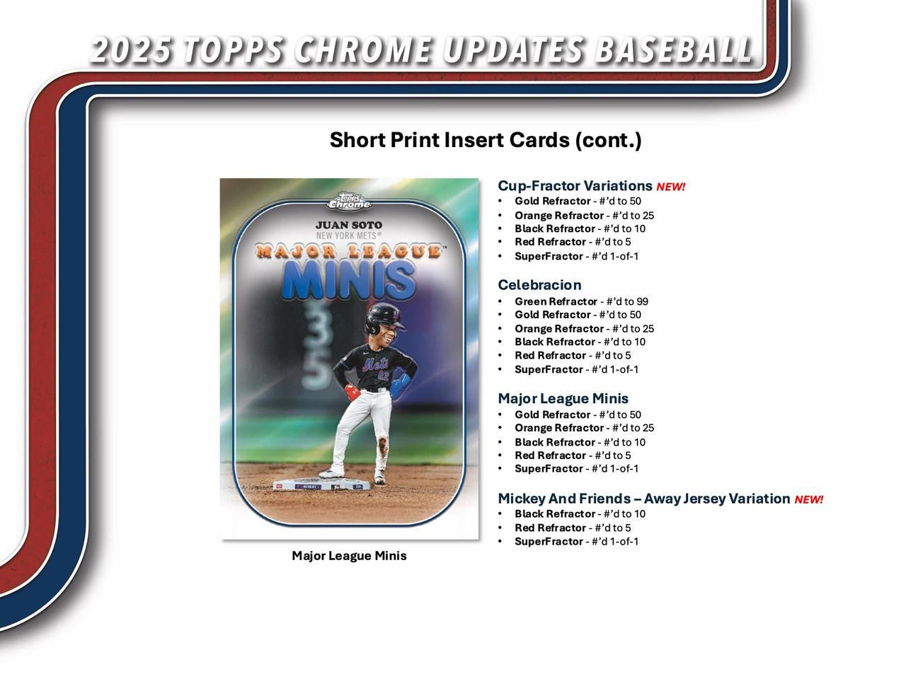 2025 Topps Chrome Update Series Baseball Mega Box