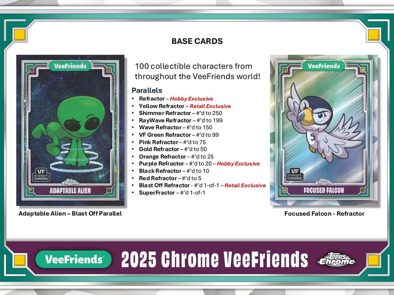 2025 Topps Chrome VeeFriends Blaster Box