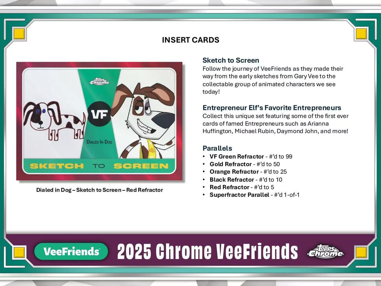 2025 Topps Chrome VeeFriends Blaster Box