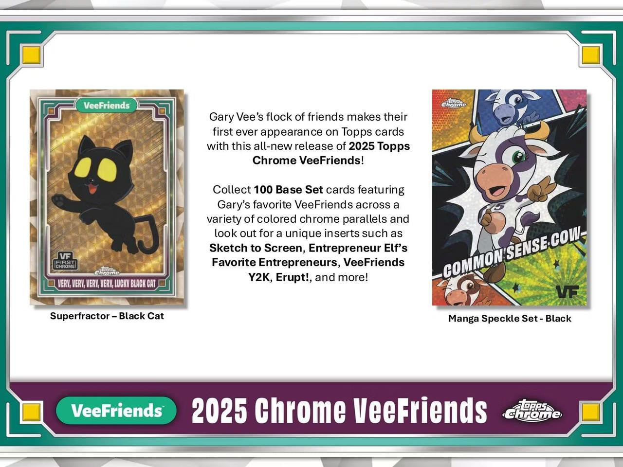 2025 Topps Chrome VeeFriends Blaster Box