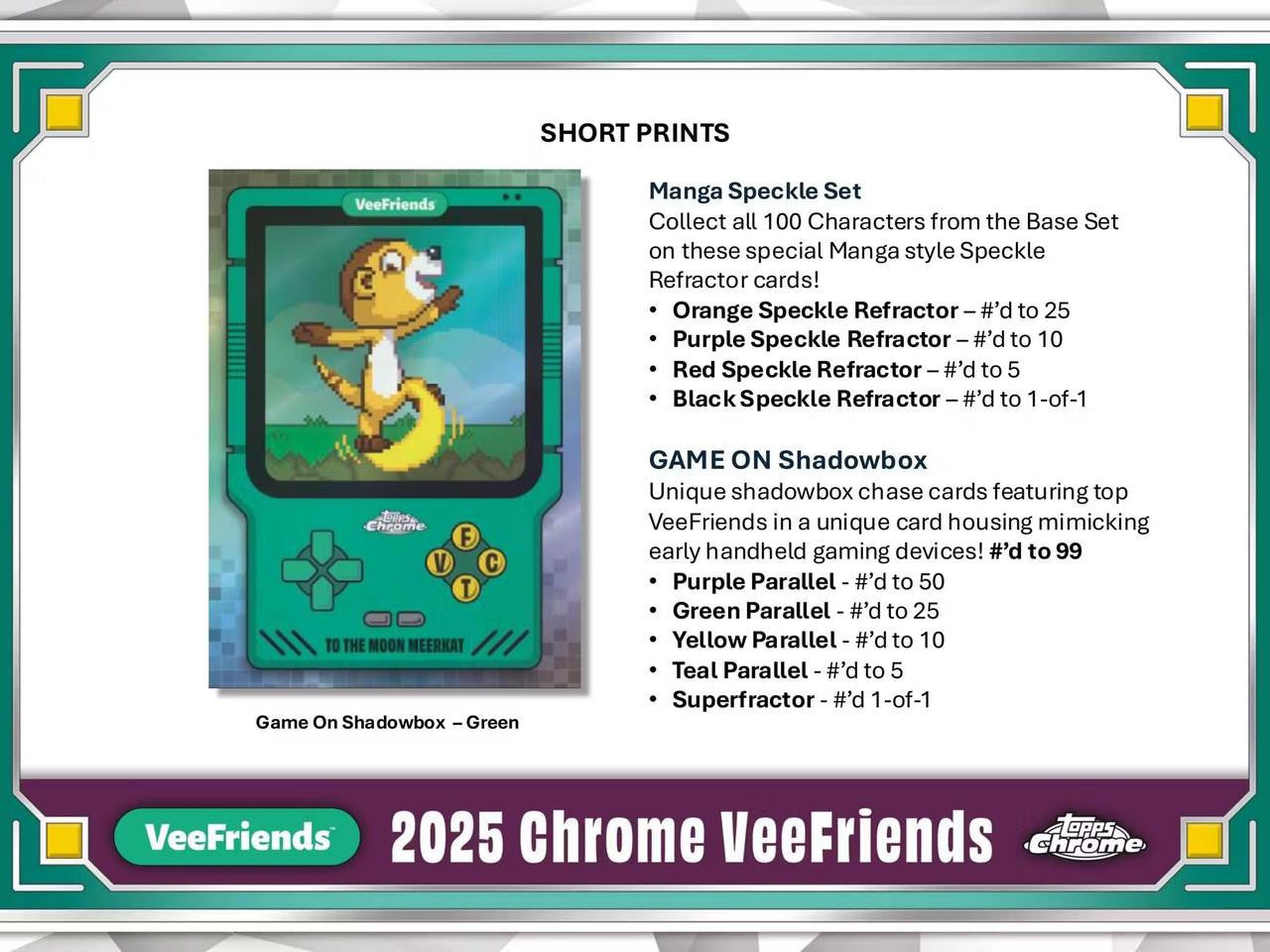 2025 Topps Chrome VeeFriends Blaster Box