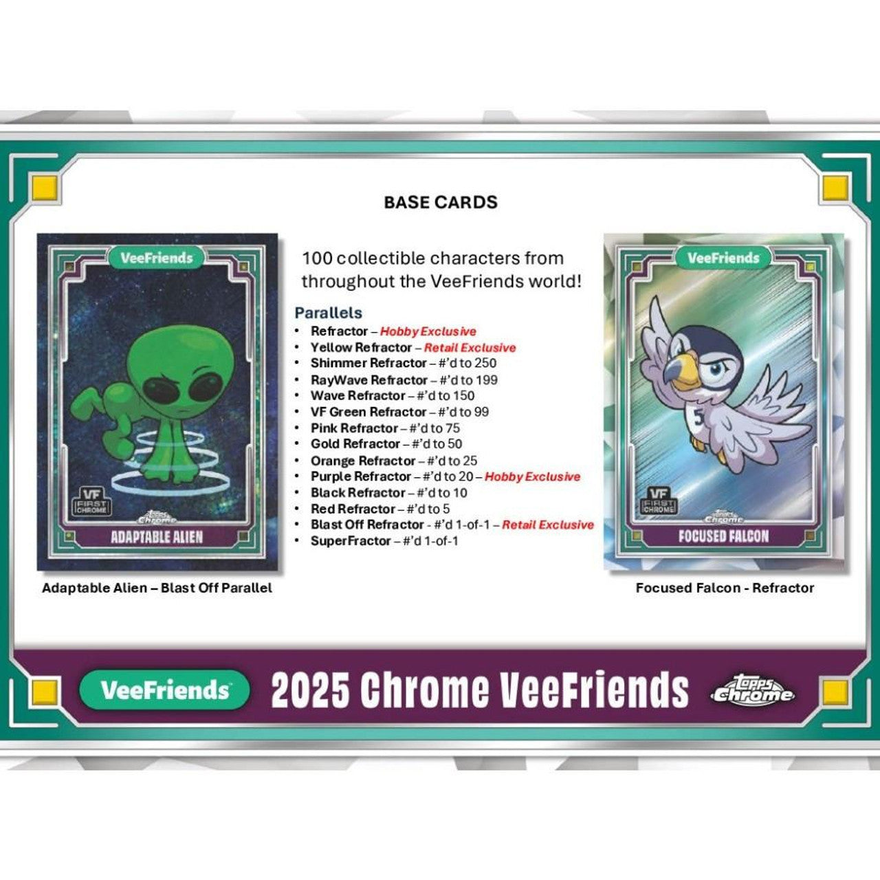 2025 Topps Chrome VeeFriends Hobby Box