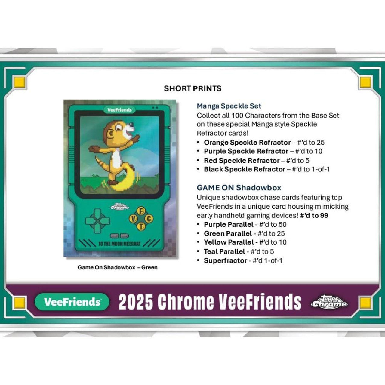 2025 Topps Chrome VeeFriends Hobby Box