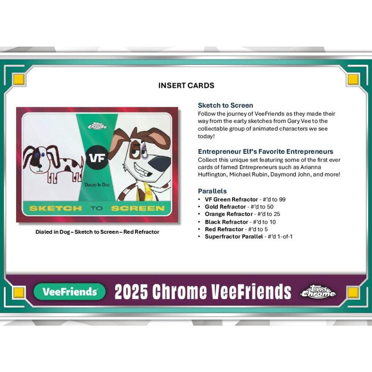 2025 Topps Chrome VeeFriends Hobby Box