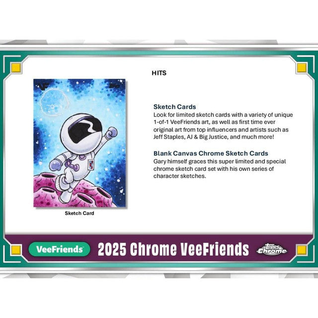 2025 Topps Chrome VeeFriends Hobby Box