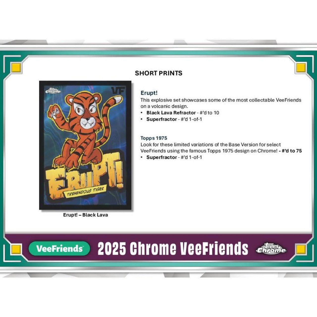 2025 Topps Chrome VeeFriends Hobby Box