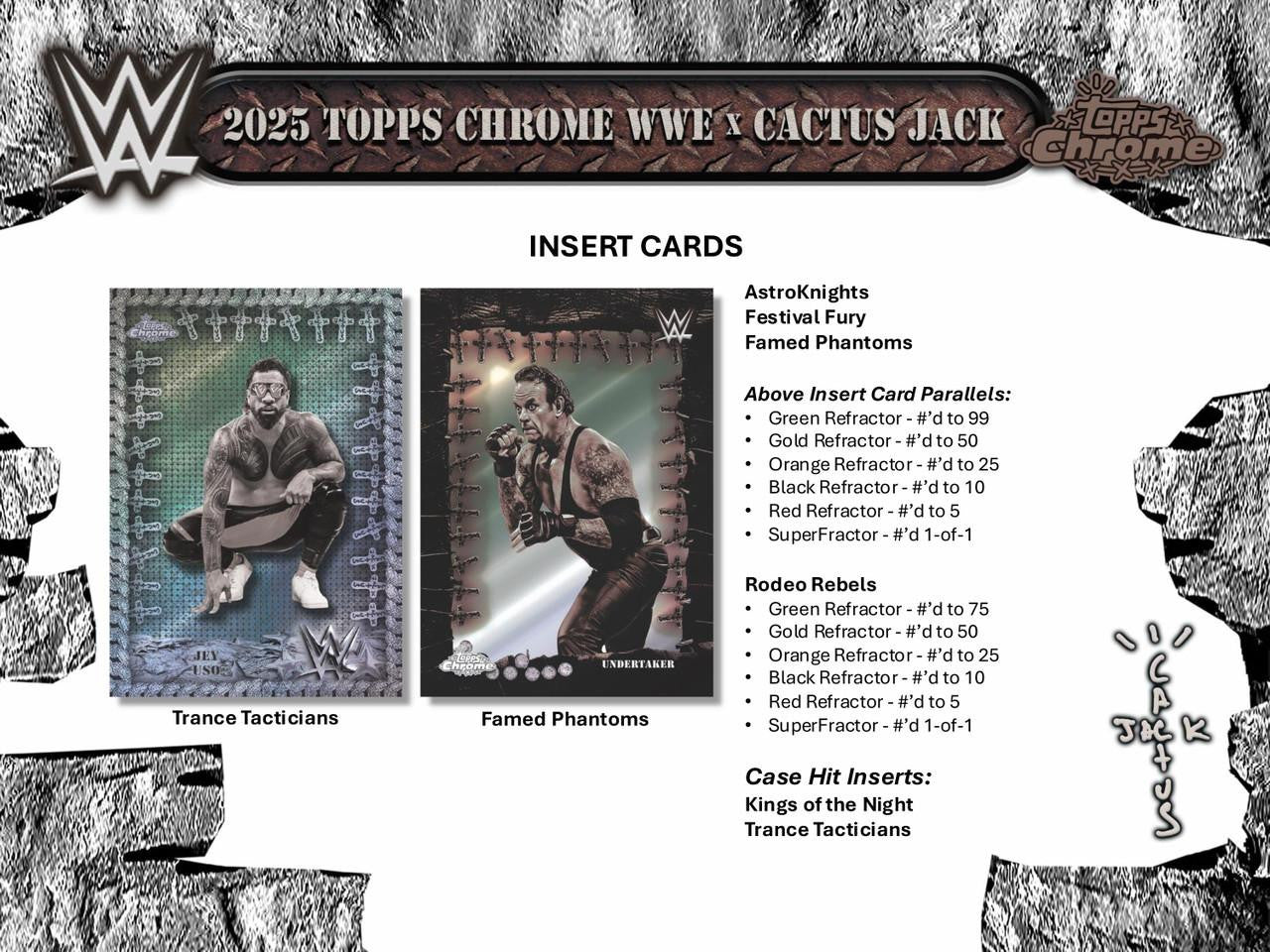 2025 Topps Chrome WWE Cactus Jack Hobby Box