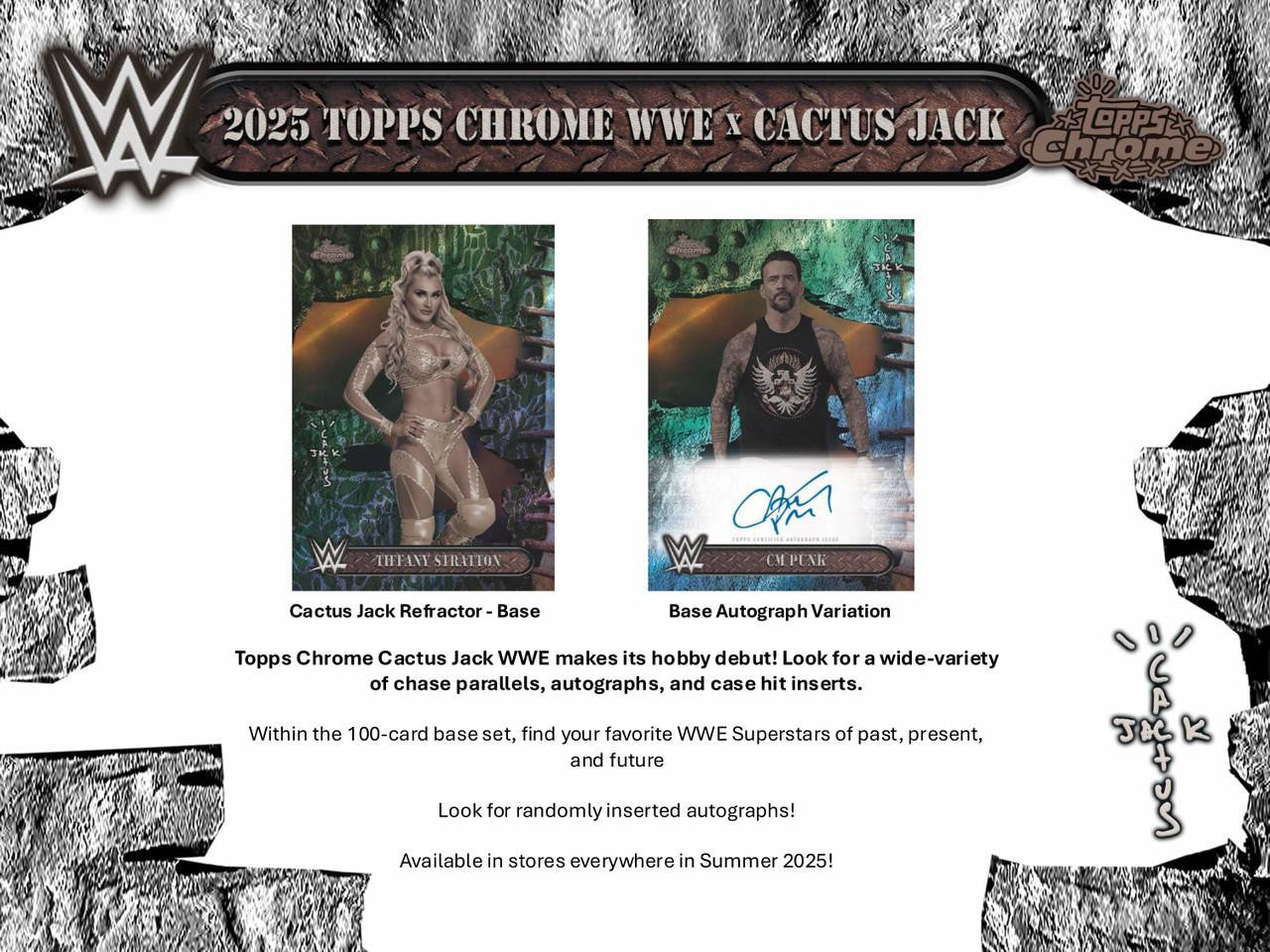 2025 Topps Chrome WWE Cactus Jack Hobby Box