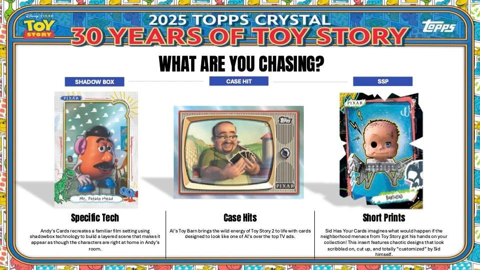 2025 Topps Crystal 30 Years of Toy Story Hobby Box