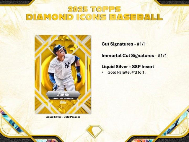 2025 Topps Diamond Icons Baseball Hobby Case (2)