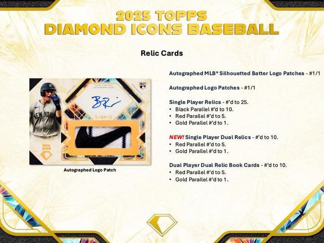 2025 Topps Diamond Icons Baseball Hobby Case (2)