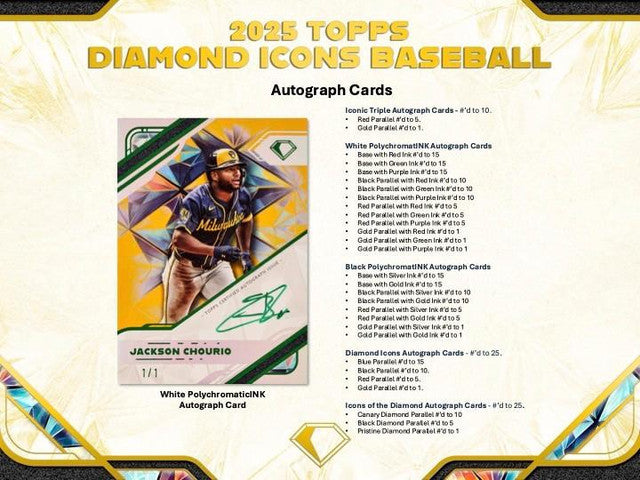 2025 Topps Diamond Icons Baseball Hobby Case (2)