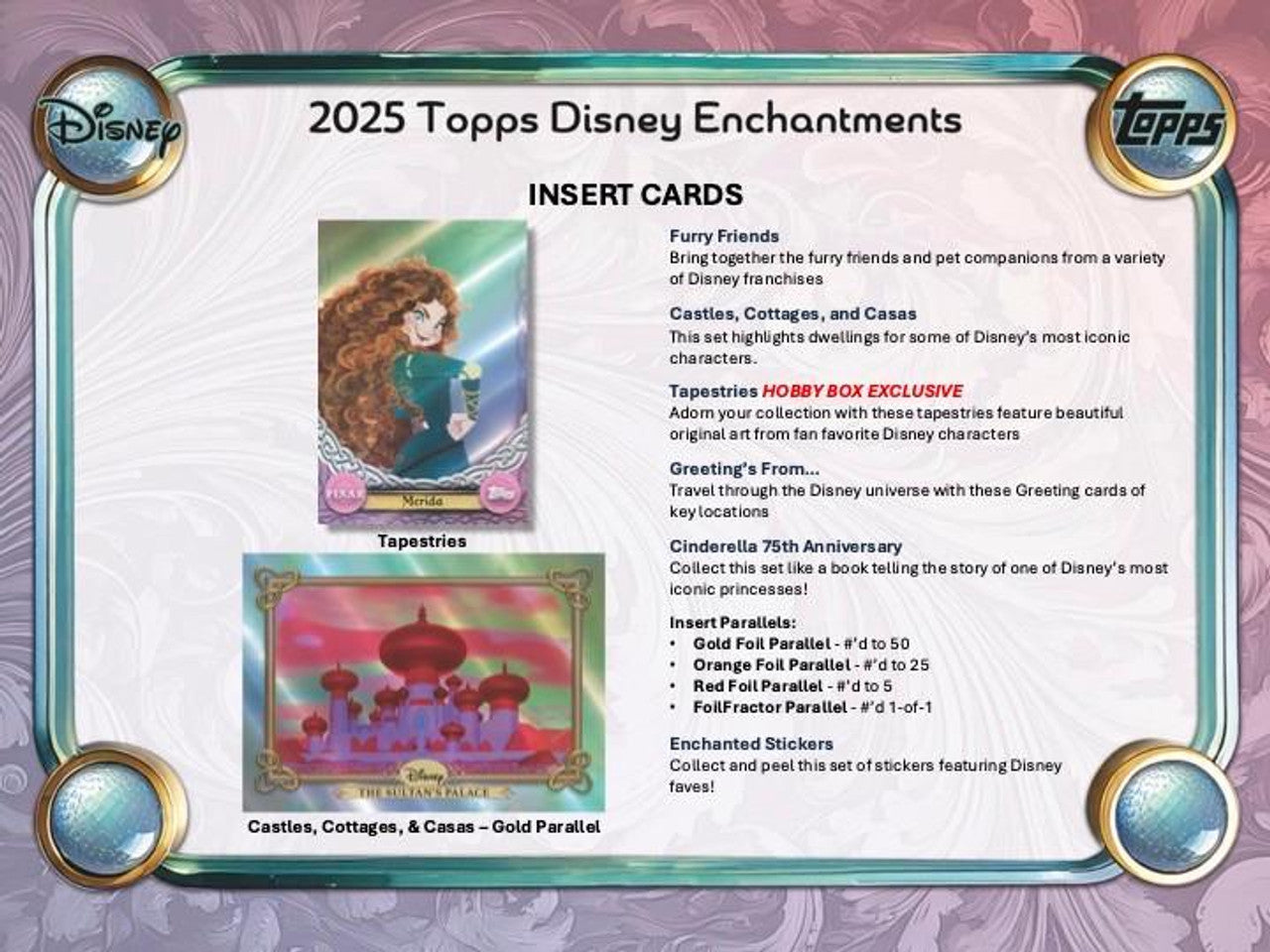 2025 Topps Disney Wonder Winter Mega Box