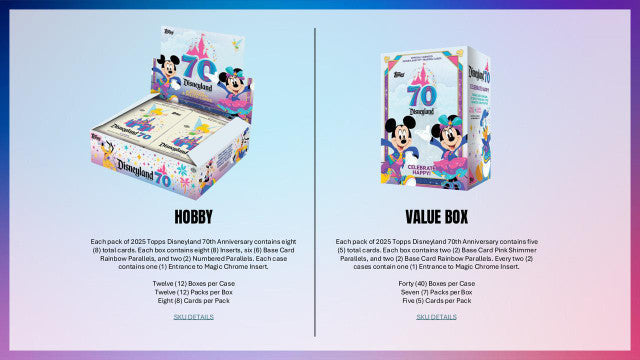2025 Topps Disneyland 70th Anniversary Blaster Box