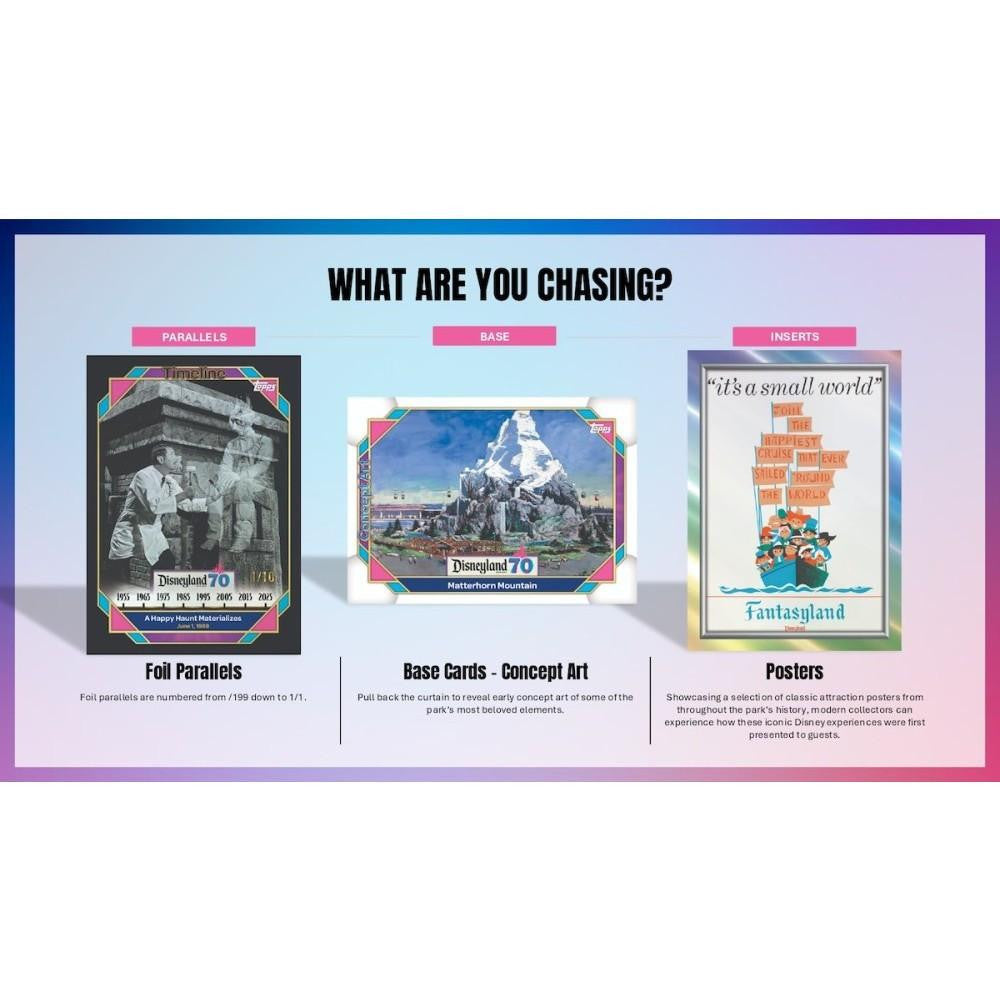 2025 Topps Disneyland 70th Anniversary Hobby Box