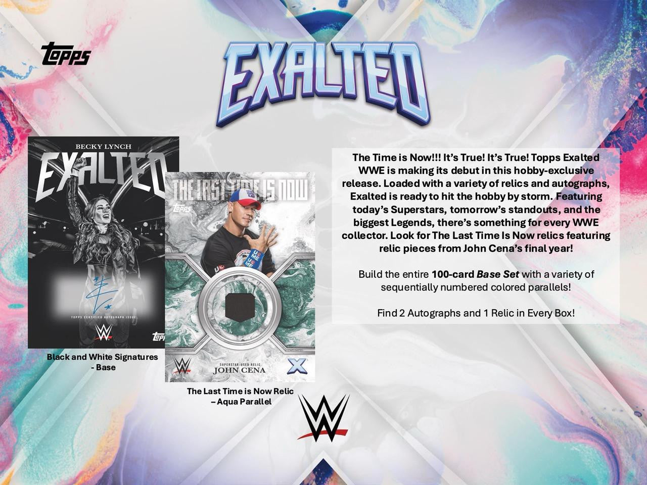 2025 Topps WWE Exalted Hobby Box CASE (10)