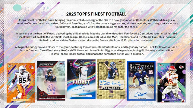 2025 Topps Finest Football Hobby Box