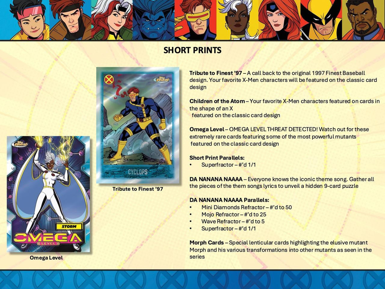 2025 Topps Finest X-Men '97 Hobby Box