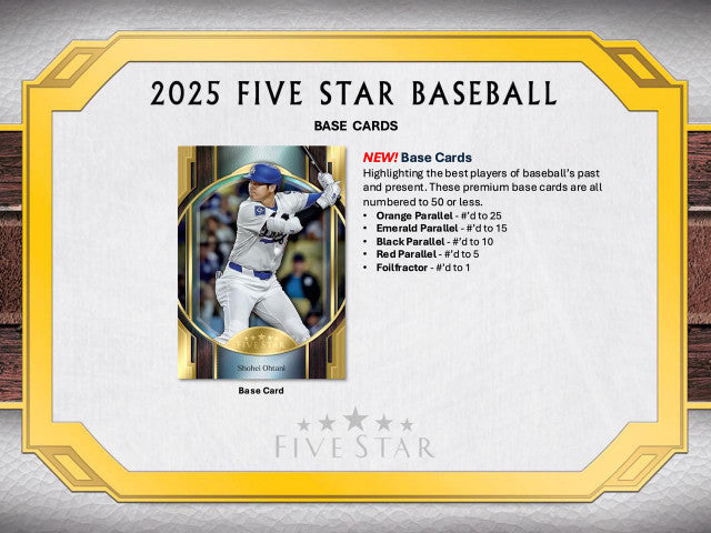 2025 Topps Five Star Baseball Hobby Case (3)