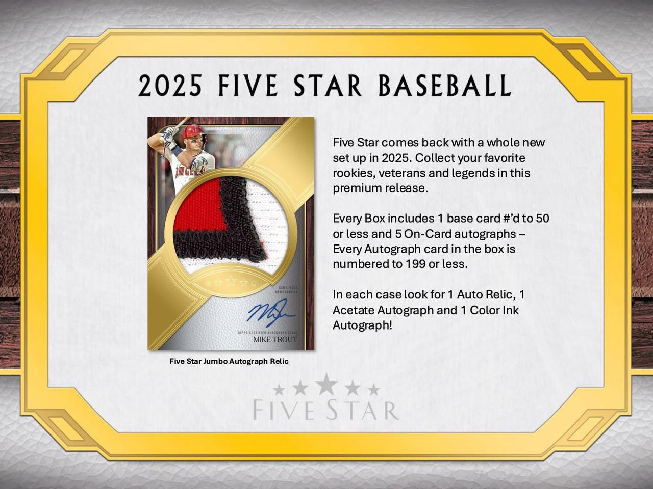2025 Topps Five Star Baseball Hobby Case (3)