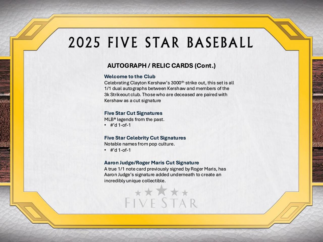 2025 Topps Five Star Baseball Hobby Case (3)