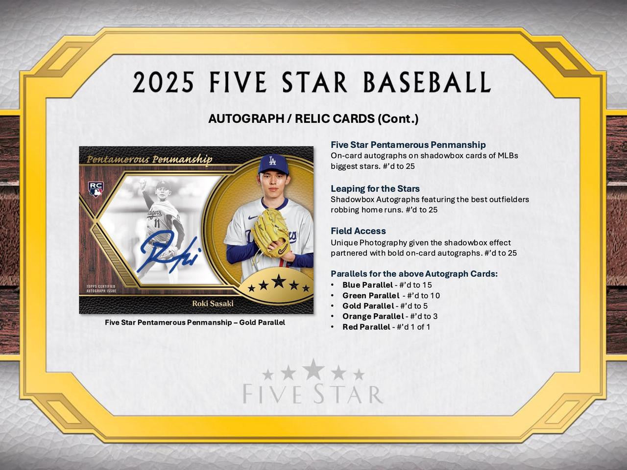 2025 Topps Five Star Baseball Hobby Case (3)