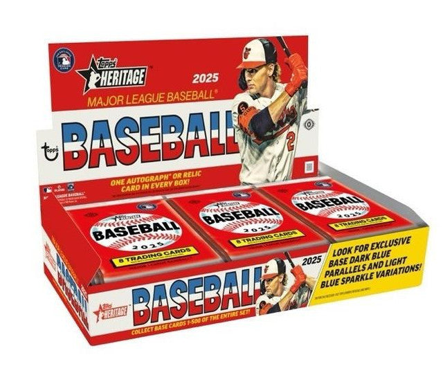2025 Topps Heritage Baseball Hobby Box